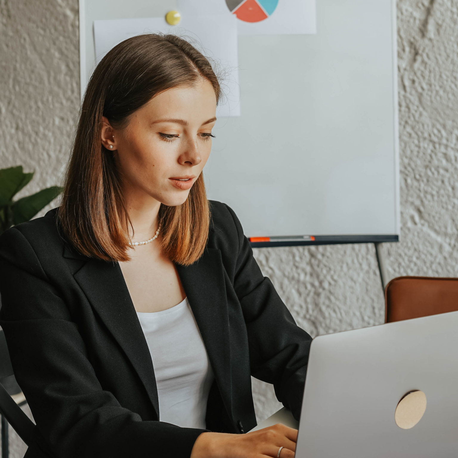 Working Employee, Laptop Working Women , Business work ,